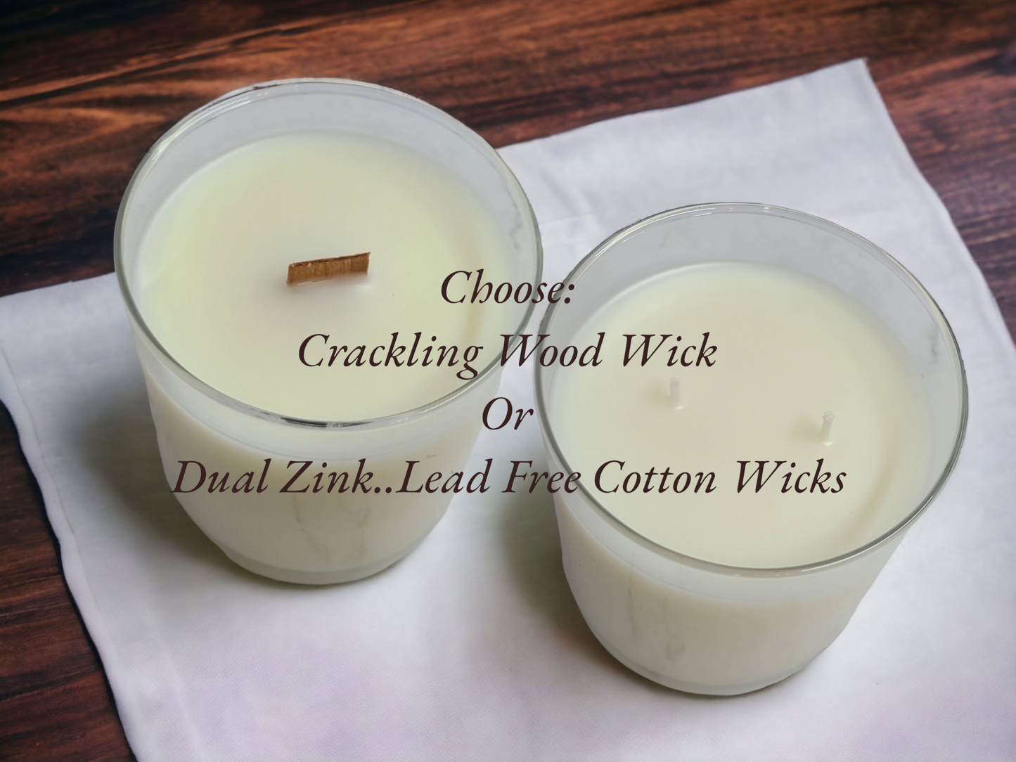 Classic Glass Tumbler Soy Wax Non Toxic Candle