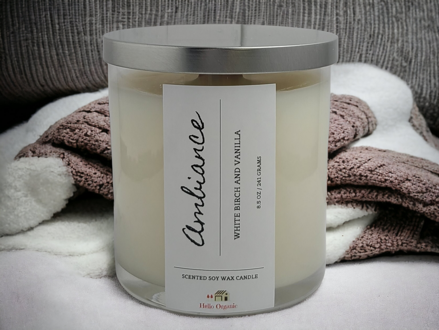 Classic Glass Tumbler Soy Wax Non Toxic Candle