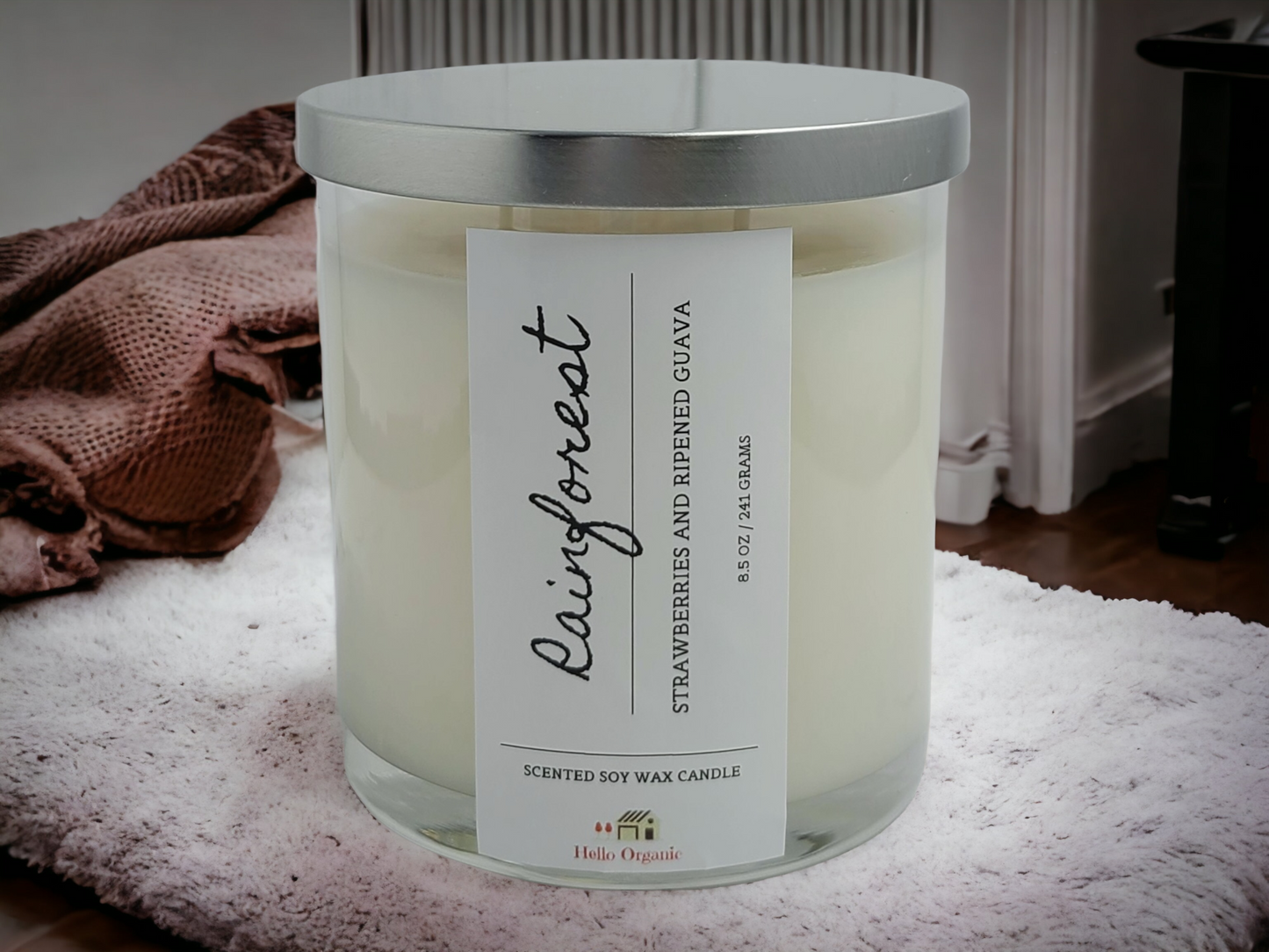Classic Glass Tumbler Soy Wax Non Toxic Candle