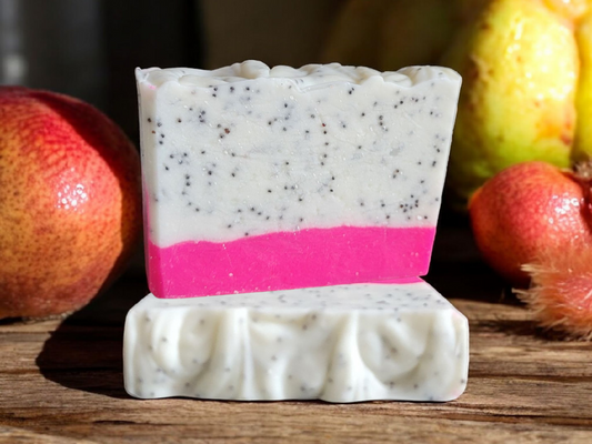 Dragonfruit & Hibiscus Handmade All Natural Exfoliating Soap
